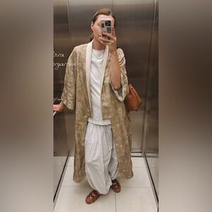 Zara ZW COLLECTION PRINTED COAT